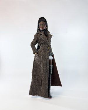 abrigo muñeca colección pata de gallo