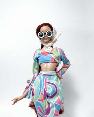 ropa para muñecas de colección totally hair top miniatura barbie