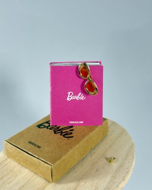 Libro miniatura edición coleccionista escala 1:6 colocado sobre su caja