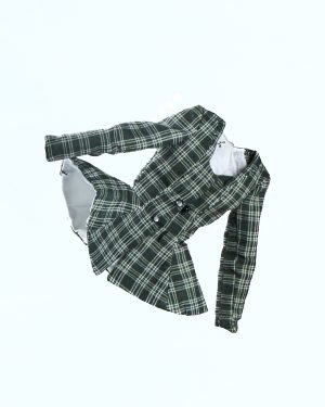 Conjunto para Poppy Parker Ugh Dionne de cuadros